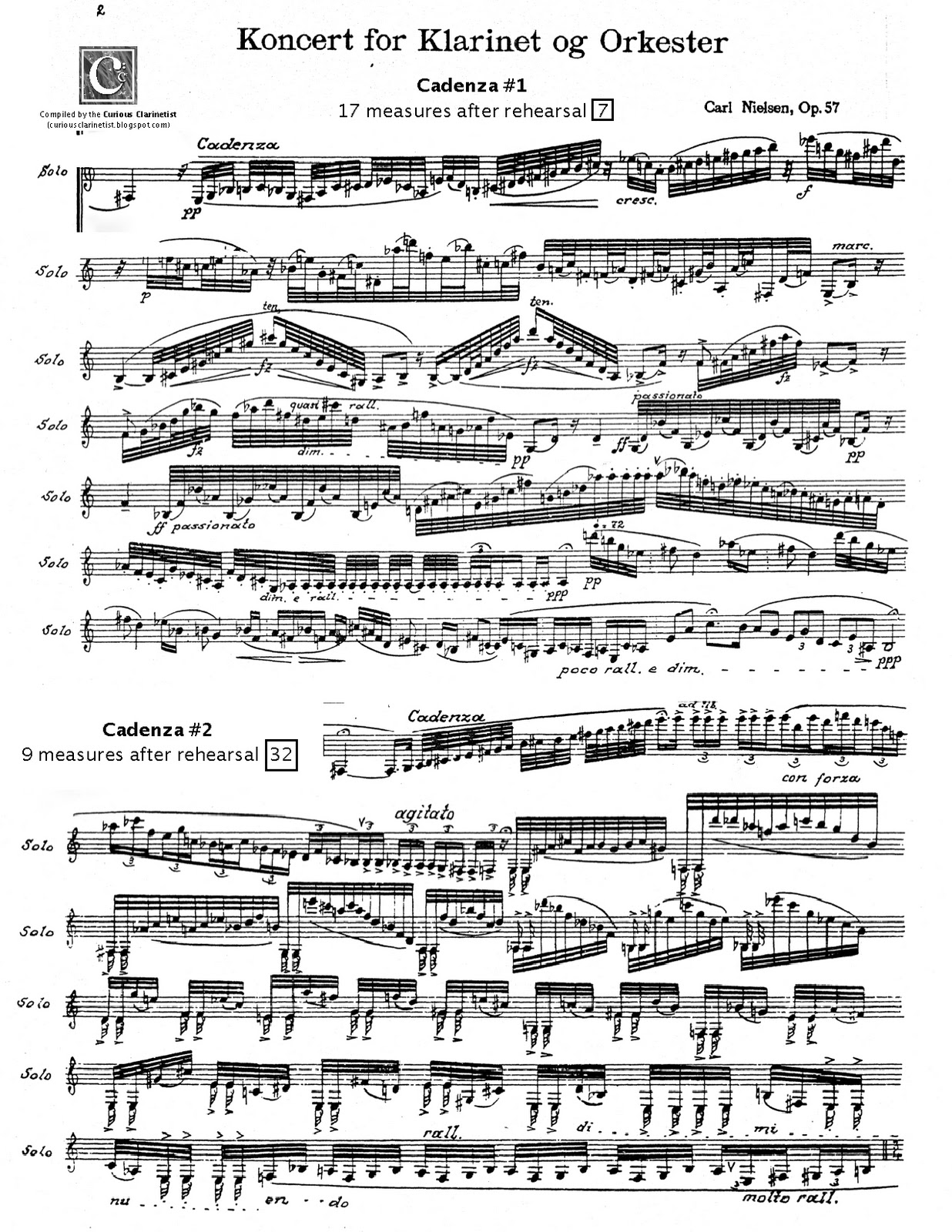 copland clarinet concerto sheet music